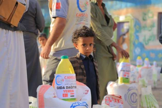 Cansuyu Yemenli Muhtaçlara 2021 Gıda Yardımı Yaptı