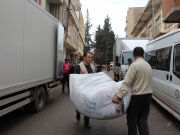 Kilis’te Suriyeli muhacirlere yardım götürdük